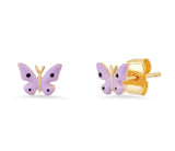 Enamel Butterfly Studs