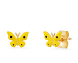 Enamel Butterfly Studs