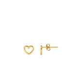 Heart Outline Studs