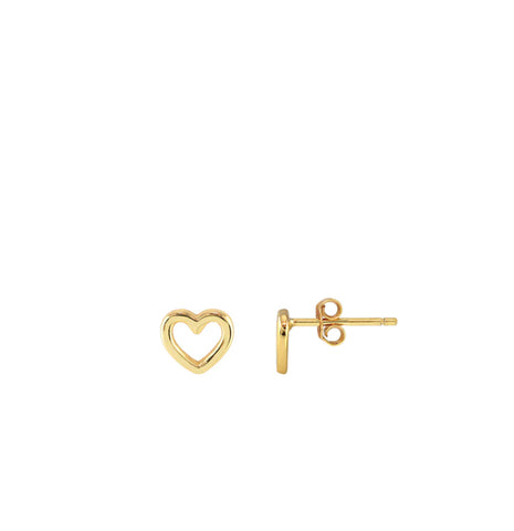 Heart Outline Studs