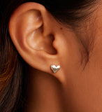 Lou Heart Studs