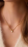 Heart Padlock Interlocking Necklace