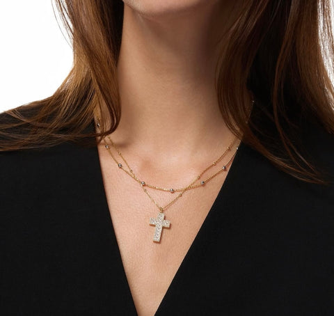 Greta Cross Necklace