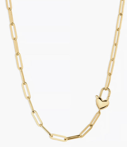 Heart Padlock Necklace
