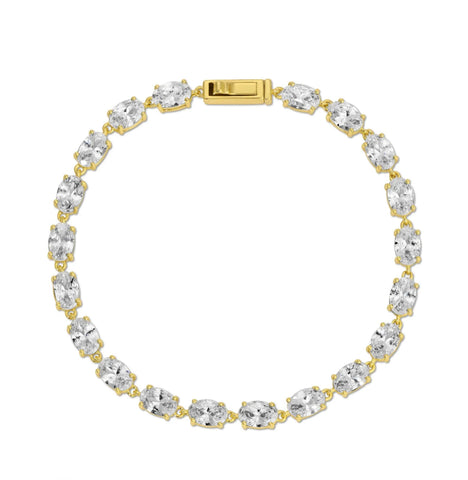 Oval Tennis Bracelet
