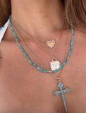 Athena Cross Necklace