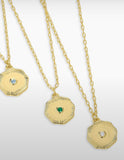 Birthstone Coin Necklace