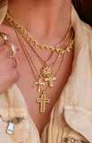 Donatella Cross Necklace