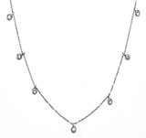 Dangling Diamond By Yard Necklace