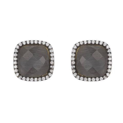 Aubra Gunmetal Studs (More Options)