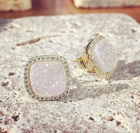 Aubra Druzy Studs - Best Sellers