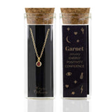 Tiny Birthstone Charm Necklace
