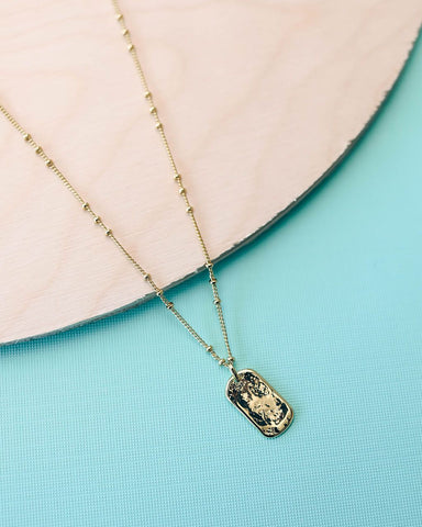 Griffin Dog Tag Necklace