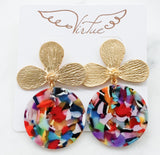 Lotus Acrylic  Earrings (More Colors)