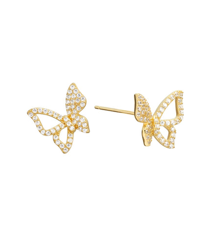 Large Butterfly Studs