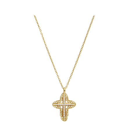 Filigree Cross Necklace