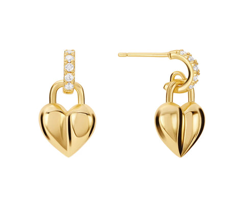 Puffy Heart Earrings