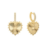 Fluted Heart Huggies