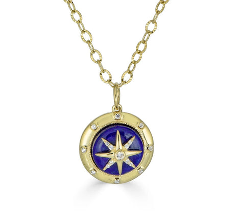 Compass Gemstone Necklace