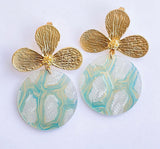 Lotus Acrylic  Earrings