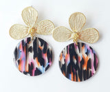 Lotus Acrylic  Earrings