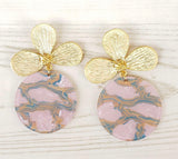 Lotus Acrylic  Earrings