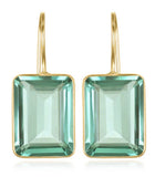 Valencia Emerald Cut Earrings (More Gem Options)