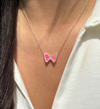 Mini Butterfly Opal Necklace (More Colors)