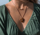 Isla Gold Bead Snake Chain Necklace