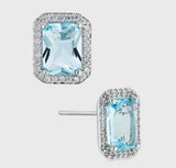 Aqua Halo Studs