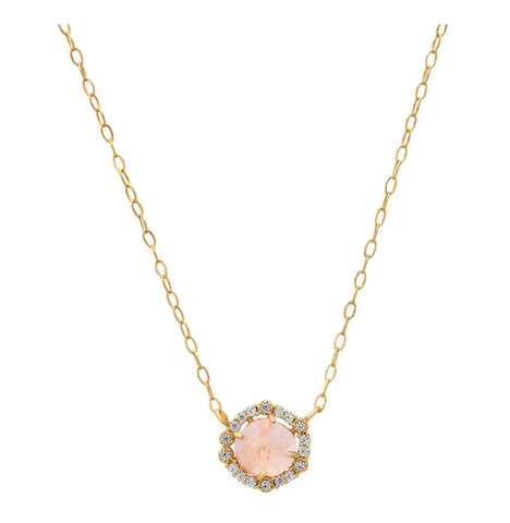 Blush Halo Necklace