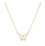 Mother of Pearl Butterfly Necklace