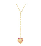 Heart Lariat Necklace