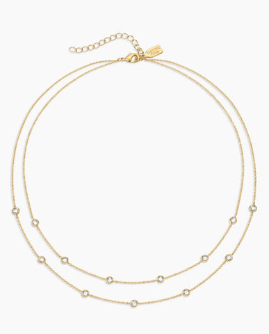 Double Mimosa Necklace