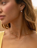 Double Mimosa Necklace