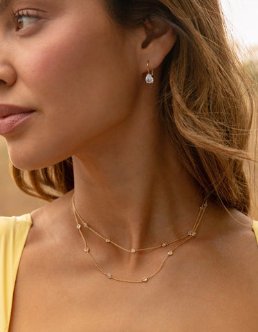Double Mimosa Necklace