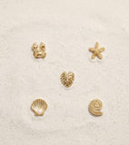 Scallop Pearl Stud
