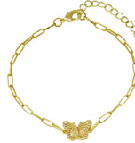 Fluted Butterfly Bracelet