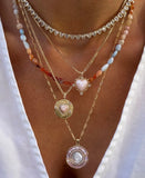 Rainbow Opal Nugget Necklace
