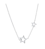 Twin Star Necklace