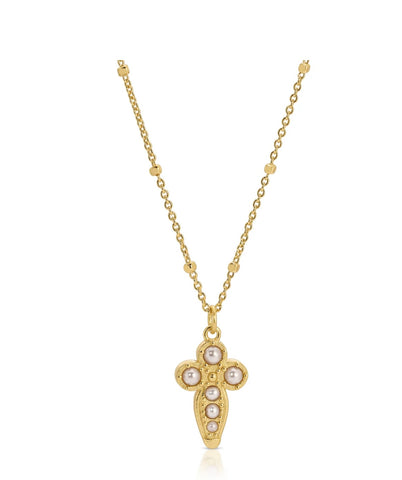 Athena Baby Cross Necklace