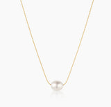 Isla Pearl Snake Chain Necklace