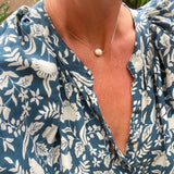 Isla Pearl Snake Chain Necklace