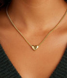 Lou Heart Charm Necklace