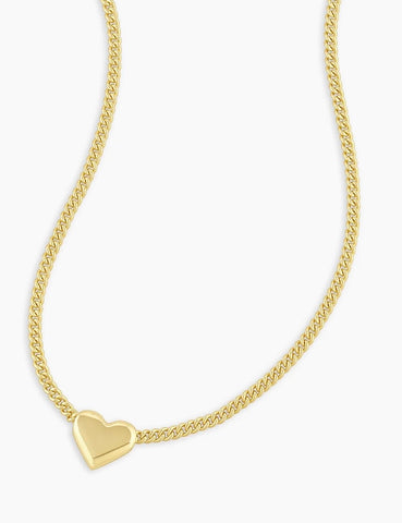 Lou Heart Charm Necklace