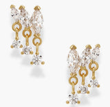 Gabby Marquise Dangle Studs
