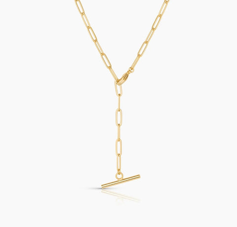 Natalie Toggle Lariat Necklace