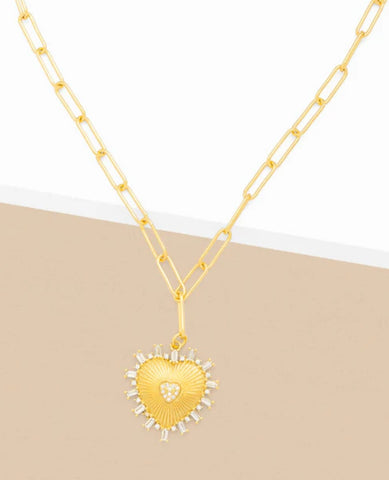 Molly Heart Necklace