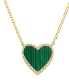 Enamel Heart Necklace (More Colors)