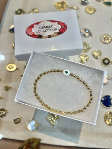 Tiny Mystic Heart Bracelet